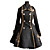 lungo flanel farfalla & tomba ricamo classico cappotto lolita