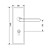  Satin Nickel Finish Zinc Alloy Left Hand or Right Hand Single Latch Bolt Mortise Lock
