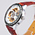  Minotaur - Fashion Coloring Mechanical Brown Gold Men's Watch