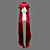  cosplay paryk inspireret af sort butler Grell Sutcliffe