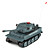  Light and Sound Effect Radio Control Infrared Battle Tank (Assorted color)
