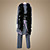  costume cosplay ispirato vocaloid - imitazione nero Kamui Gakupo