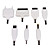  11200mah hoge capaciteit draagbare stroom bank voor de iphone + psp + samsung + meer met zeven soorten connectoren