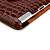  Krokodille skind 360¡ãRoterende PU læder cover til iPad 2