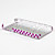  Custodia protettiva in pvc con cristalli copertura per iphone 4, 4s (viola)