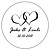  Personalized Favor Stickers - Sweetheart (pack of 90)