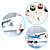  Maquina de Coser Eléctrica Portátil  Blanca