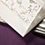  Delicate Ivory Lace Cut-out Tri-fold Wedding Invitation (Set of 50)