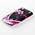  protección flores caso modelo para blackberry 8520, 8530, 9300, 9330