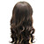  Capless Long Light Brown Wave 100% Human Hair Wig