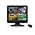  15 inch lcd h.264 dual-stream all-in-een standalone DVR (4 kanaals)