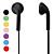  Ecouteurs Stéréo 3.5mm, avec Microphone, pour iPhone - Couleurs Assorties