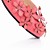  Leatherette Low Heel Closed Toe Shoes With Flower (More Colors)