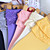  caramelle colorate d'epoca pizzo calze slouch principessa (più colori)