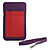  Protective Fibre Pouch with Card Pocket and Strap for iPhone 4 and 4S (Assorted Colors)