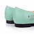  Leatherette Low Heel Closed Toe Shoes With Flower (More Colors)