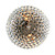  Flush Mount with 2 Light in Fashion Style