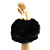  Genuine Black Fox Fur Slap-on Cuff/Bracelet