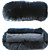  Genuine Black Fox Fur Slap-on Cuff/Bracelet