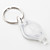  regenboog kleur wit licht 22000 mcd led zaklamp sleutelhanger (klein, 7 kleuren inbegrepen)