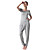  Yoga&Aerobics Woman Sports Wear Yoga Suit (Gray)