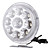  Car Daytime Running Light (2 PCS, 9 LED, White Light, Waterproof)
