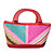  motivo geometrico colorato borsa tessuto (più colori)