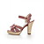  Fabric Chunky Sandals With Bow/Buckle For Party & Evening (More Colors)