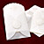  Classic Embossed Tri-fold With Insert Wedding Invitation (Set of 50)