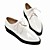  Leatherette Closed Toe Platforms With Laces (More Colors)