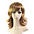  Capless Medium Long 100% Heat Friendly Fiber Natural Look Hair Wig