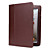  cas litchi de grain de protection en cuir PU avec support pour iPad 2/3/4 (fonction de veille automatique, couleurs assorties)