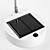  4-led solare lampada (bianco)