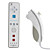  BlazePro MotionPlus Remote and Nunchuk Controller for Wii/Wii U (Assorted Colors)