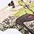  Black Swan Lotus Design Long Shirt