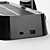  3-In-1 Console Stand and Charger with 2 Battery Packs for Xbox 360 Slim (1800mAh, Black)