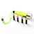  LED Diving Flashlight with 4 AA Batteries (Yellow)