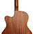  41 "delfino ritagliarsi canadese compensato di mogano jumbo cutaway chitarra acustica con custodia in concerto
