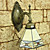  POMONA - Muurlamp Tiffany Stijl met 1 Lamp