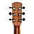  41 "delfino ritagliarsi canadese compensato di mogano jumbo cutaway chitarra acustica con custodia in concerto
