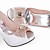  Satin Stiletto Heel Peep Toe/ Pumps With Rhinestone Wedding Shoes