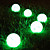  7.5V Outdoor LED Light in Ball Shape - Color Changing