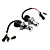  Vehicle Xenon HID Headlamp Pair (H4 8000K)