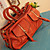  due tasche con cerniera rettangolari tote