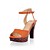  belles sandales en simili-cuir avec boucle talon chunky partie de soirée / chaussures (plus de couleurs)