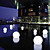  7.5V Outdoor LED Light in Ball Shape - Color Changing