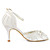  NORMA - Sandalen mit hohen Absätzen Hochzeit Pfennigabsatz Satin