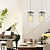  Crystal Pendant Light with 1 Light in Cylinder Shape