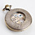  Women's Roman Numerals Style Mechanical Analog Pocket Watch (Bronze)