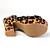  ZIVANA - Sandalias Tacón Anchos Cuero Artificial